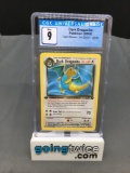 CGC Graded 2000 Pokemon Team Rocket 1st Edition #22 DARK DRAGONITE Rare Trading Card - MINT 9