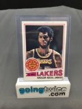 1977-78 Topps #1 KAREEM ABDUL-JABBAR Lakers Vintage Basketball Card