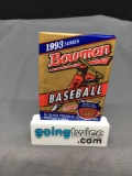 Factory Sealed 1993 BOWMAN Baseball 14 Card Pack - Derek Jeter Rookie?