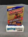 Factory Sealed 1993 BOWMAN Baseball 14 Card Pack - Derek Jeter Rookie?