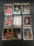 9 Card Lot of 1987-88 Fleer Vintage Basketball Cards from Huge Collection