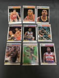 9 Card Lot of 1987-88 Fleer Vintage Basketball Cards from Huge Collection