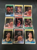 9 Card Lot of 1988-89 Fleer Basketball Vintage Cards from HUGE Collection