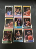 9 Card Lot of 1988-89 Fleer Basketball Vintage Cards from HUGE Collection