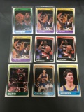 9 Card Lot of 1988-89 Fleer Basketball Vintage Cards from HUGE Collection