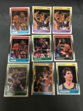 9 Card Lot of 1988-89 Fleer Basketball Vintage Cards from HUGE Collection