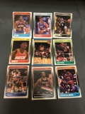 9 Card Lot of 1988-89 Fleer Basketball Vintage Cards from HUGE Collection