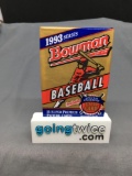 Factory Sealed 1993 BOWMAN Baseball 14 Card Pack - Derek Jeter Rookie?