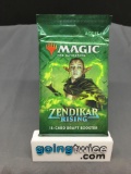 Factory Sealed Magic the Gathering ZENDIKAR RISING 15 Card Draft Booster Pack