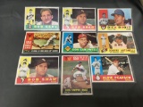 9 Card Lot of 1960 Topps Vintage Baseball Cards from Huge Collection