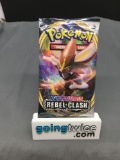 Factory Sealed 2020 Pokemon Sword & Shield REBEL CLASH 10 Card Booster Pack