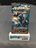 Factory Sealed 2017 Sun & Moon BURNING SHADOWS 10 Card Booster Pack