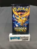 Factory Sealed Pokemon HIDDEN FATES 10 Card Booster Pack - Hard to Find!