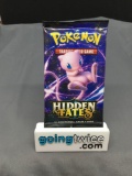 Factory Sealed Pokemon HIDDEN FATES 10 Card Booster Pack - Hard to Find!