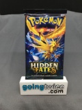 Factory Sealed Pokemon HIDDEN FATES 10 Card Booster Pack - Hard to Find!