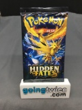 Factory Sealed Pokemon HIDDEN FATES 10 Card Booster Pack - Hard to Find!