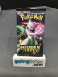 Factory Sealed Pokemon HIDDEN FATES 10 Card Booster Pack - Hard to Find!