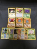 15 Card Lot of Vintage 1st Edition Pokemon Cards from Huge Collection