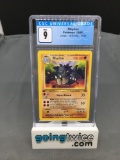 CGC Graded 1999 Pokemon Jungle 1st Edition #45 RHYDON Trading Card - MINT 9