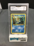 GMA Graded 1999 Pokemon Fossil 1st Edition #40 OMASTAR Trading Card - NM 7