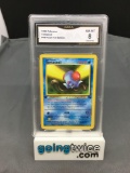 GMA Graded 1999 Pokemon Fossil 1st Edition #56 TENTACOOL Trading Card - NM-MT 8