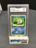 GMA Graded 2000 Pokemon Team Rocket 1st Edition #46 DARK WARTORTLE - NM-MT 8