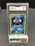 GMA Graded 2016 Pokemon XY Evolutions #25 POLIWRATH Holofoil Trading Card - NM-MT 8