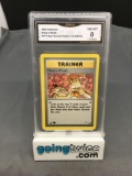 GMA Graded 2000 Pokemon Gym Heroes 1st Edition #114 MISTY'S WRATH - NM-MT 8