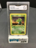 GMA Graded 2000 Pokemon Gym Heroes 1st Edition #78 ERIKA'S ODDISH - NM+ 7.5