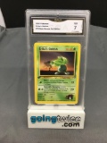 GMA Graded 2000 Pokemon Gym Heroes 1st Edition #78 ERIKA'S ODDISH - NM 7