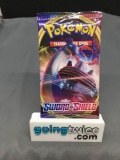 Factory Sealed 2020 Pokemon SWORD & SHIELD 10 Card Booster Pack