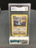 GMA Graded 2000 Pokemon Base Set 2 #38 DRATINI Trading Card - NM-MT 8