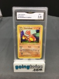 GMA Graded 1999 Pokemon Base Set 1st Edition Shadowless #24 CHARMELEON - VG+ 3.5