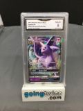 GMA Graded 2017 Pokemon Sun & Moon Promo #SM35 ESPEON GX Full Art Holofoil - NM-MT 8