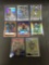 9 Card Lot of REFRACTORS and PRIZMS with Stars and Rookies from Huge Collection