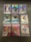 9 Card Lot of REFRACTORS and PRIZMS with Stars and Rookies from Huge Collection