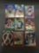 9 Card Lot of REFRACTORS and PRIZMS with Stars and Rookies from Huge Collection