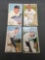 4 Card Lot of 1964 Topps Giants Baseball Cards from Huge Estate Collection