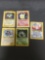 5 Card Lot of Vintage Pokemon Holofoil Rare Pokemon Cards from Huge Collection