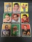 9 Card Lot of 1961 Topps Vintage Football Cards with Stars and Hall of Famers from Estate Collection