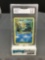 GMA Graded 1999 Pokemon Fossil Unlimited #40 OMASTAR Trading Card - EX-NM+ 6.5