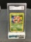 GMA Graded 1999 Pokemon Jungle Unlimited #59 PARAS Trading Card - NM+ 7.5