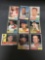 9 Card Lot of 1960-1962 Topps Baseball Card from Massive Estate Collection