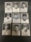 9 Card Lot of Vintage 1960 LEAF Baseball Cards from Massive Estate Collection