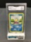 GMA Graded 2002 Pokemon Legendary Collection #95 SQUIRTLE Trading Card - VG+ 3.5