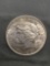 1922-D United States Peace Silver Dollar - 90% Silver Coin from Estate Collection