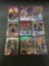 9 Card Lot of REFRACTORS and PRIZMS with Stars and Rookies from Huge Collection