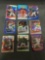 9 Card Lot of REFRACTORS and PRIZMS with Stars and Rookies from Huge Collection