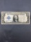 1928-B United States Washington $1 Silver Certificate FUNNY BACK Bill Currency Note