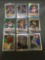 9 Card Lot of REFRACTORS and PRIZMS with Stars and Rookies from Huge Collection